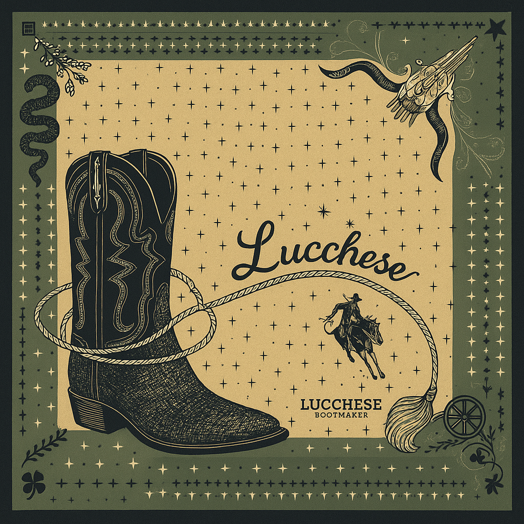 Lucchese Classic Western Cowboy Boot, Bandanna